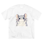 もふっとチンチラ🐭のばんざいチンチラ Big T-Shirt