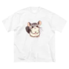 もふっとチンチラ🐭のおねだりチンチラ Big T-Shirt