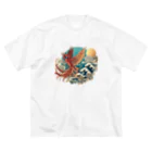 雲華堂の鳳凰 ビッグシルエットTシャツ