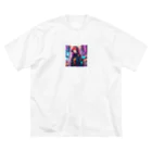 saka7914のサイバー女子 Big T-Shirt