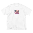 s30zcの水遊びが楽しいトイプードル Big T-Shirt