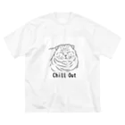 nakomamaのまったり猫 ビッグシルエットTシャツ