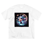 iSysのゲーミング少女ピーシー ビッグシルエットTシャツ