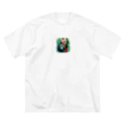 あんぽぴゅらーあーてぃすとのCat Big T-Shirt