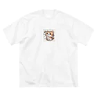 子猫カーニバルの可愛い子猫のイラスト ビッグシルエットTシャツ