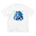 kenken-kenkenショップのAOkomainu君 ビッグシルエットTシャツ