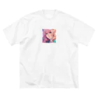 Kyon_IllustItemShopのアーティストのアンニュイ美人 Big T-Shirt