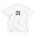 kaiminsapoの沖縄　ロゴ　FF風 Big T-Shirt