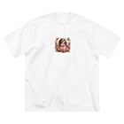 クリームのかわいい天使 ビッグシルエットTシャツ