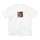 katohkouchiのFamily_Tenderness ビッグシルエットTシャツ