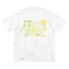 oka emiのHi Milk ビッグシルエットTシャツ