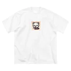 gogodiggerのゾウパンダ ビッグシルエットTシャツ