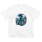 かーふくんのあがきショップの風海龍（ふうかいりゅう） ビッグシルエットTシャツ