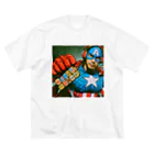 まいけんの怪しいアメコミヒーロー maiken Big T-Shirt