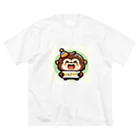 こけスライムのおみせのhappyゴリラ ビッグシルエットTシャツ