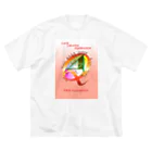 El Sol 85のアルファベットタリスマン　Q-cb ビッグシルエットTシャツ