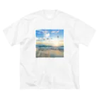 Apricot_taruの朝の海 ビッグシルエットTシャツ