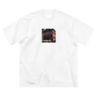 Mickショップのレンガ造りの歴史的な建物 Big T-Shirt