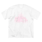 Drecome_Designの【積もったheart mark】百のハート♡飴霰(あめあられ) ビッグシルエットTシャツ