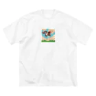 barisukaの空を飛ぶブルドッグ Big T-Shirt