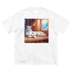 sauna_animalのsauna animal ㉔ ビッグシルエットTシャツ