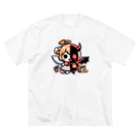 Shakkiri3のNISA（天使と悪魔） ビッグシルエットTシャツ