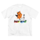 Hirameki_MairaのBreak and…they're off!（栗毛） ビッグシルエットTシャツ