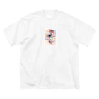 AQUAMETAVERSEの日本舞踊　なでしこ1478 ビッグシルエットTシャツ