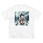 連想系の都会ペンギン Big T-Shirt