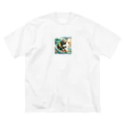 c-kichiのサイ　サ−フィンB ビッグシルエットTシャツ