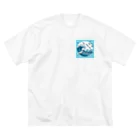 Nattu/のかもめと海 ビッグシルエットTシャツ