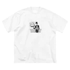 NamataのMagic from your fingertips - Smoke Artist ビッグシルエットTシャツ