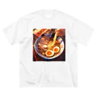 AQUAMETAVERSEのラーメン Marsa 106 ビッグシルエットTシャツ