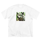 POINT MONEYのAngry wolf ビッグシルエットTシャツ