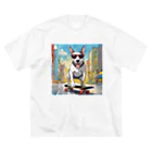 Bull Terrier Paradeの🛹スケーターヴィンセント ビッグシルエットTシャツ