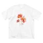 Petia Bloomの水彩風の花イラスト Big T-Shirt