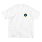 puikkoの国籍マーク　スウェーデン（ワンポイント） ビッグシルエットTシャツ