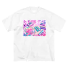 waccaのSAKURA TEA ビッグシルエットTシャツ