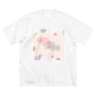 Happiness Home Marketの淡エモ ビッグシルエットTシャツ