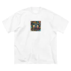 pepesamaのレトロゲーム風 ビッグシルエットTシャツ