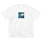 animalsの神秘的なイルカ Big T-Shirt