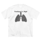 ひよこーさかなのYanikasu's　High ビッグシルエットTシャツ