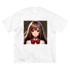 AIchan（AIイラスト）の愛106 ビッグシルエットTシャツ