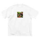 miyabi1116の草食な猫？ ビッグシルエットTシャツ