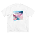 chan-takehaniの夢の彼方へ ビッグシルエットTシャツ