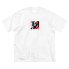 たんたん狸の不気味で可愛い森の不気味で可愛いフラミンゴ001 Big T-Shirt