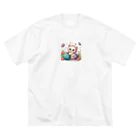 Akiraの猫 ビッグシルエットTシャツ