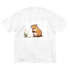 Taxのカピバラ ビッグシルエットTシャツ