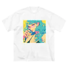 AQUAMETAVERSEのサイダースプラッシュ Marsa 106 ビッグシルエットTシャツ