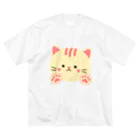 可愛い猫の画像グッツ販売『ねこりんぱ』の猫の可愛い画像のグッツ販売『ねこりんぱ』 Big T-Shirt